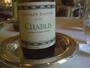 Chablis Clotilde Davenne 2010